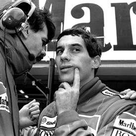 Ayrton Senna for McLaren. (Reuters)