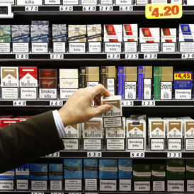 From 2012 shopkeepers will no longer be allowed to display tobacco (reuters)
