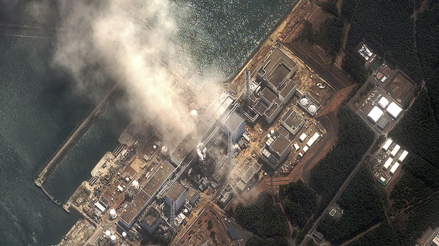 Japan crisis: new aerial image of Fukushima. (Reuters)