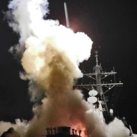 Libya: U.S. Navy targets Gaddafi military sites on the Libyan coast (Getty)