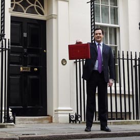 George Osborne in Downing Street (Getty)