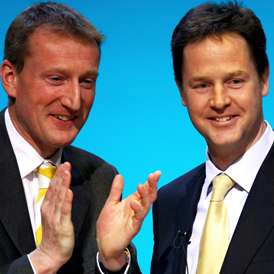 Tavish Scott and Liberal Democrat leader Nick Clegg (Getty)