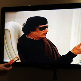 Libyan government spokesman denies Gaddafi wounded