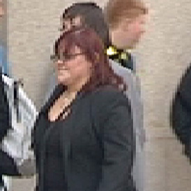 Rachel Cowles arrives at the Old Bailey to give evidence against Levi Bellfield.