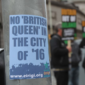 Republican protest in Ireland ahead of the Queen's visit (Getty)