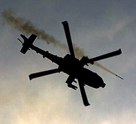 UK army Apaches could be sent to Libya; Channel 4 News looks at the cost of deployment (Image: Getty) 