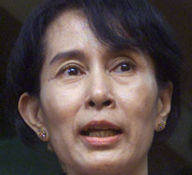 Burma's opposition leader, Aung San Suu Kyi, who has been released from house arrest tomorrow (credit:Reuters)