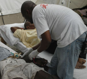 Hospitals are running out of space for patients in cholera-hit Haiti (Reuters).
