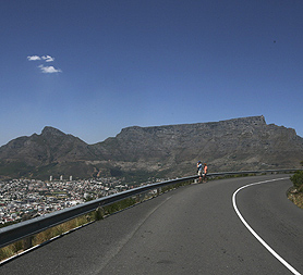 A British woman has been killed while on her honeymoon in South Africa (Image: Reuters, the road to Cape Town)