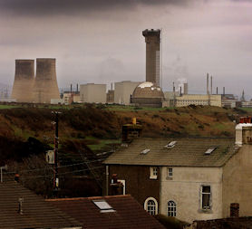 The Sellafield nuclear reprocessing plant
