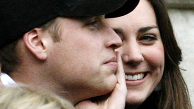 William and Kate Middleton who announced their engagement today.