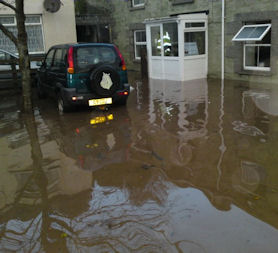 Charlie Appleton's home flooded