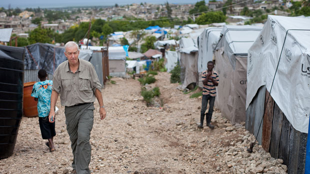 Channel 4 News cameraman Dai Baker captures Haiti as he returns with Jon Snow and the team