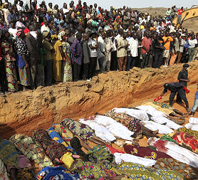 Mourning the dead in Jos, Nigeria (credit:Reuters)