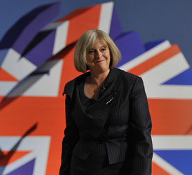 Home Secretary Theresa May has announced the immigration cap (Reuters).
