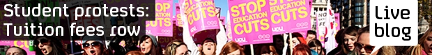 Student protests: tuition fees row