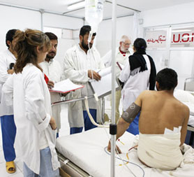 Medical staff working in Afghanistan tell their first hand accounts 