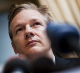 WikiLeaks founder Julian Assange. Governments around the world are braced for WikiLeaks to release seven times more classified files than last month (Credit:Reuters)