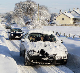 UK snow has reached the routh east of England (Reuters)