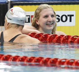 Swimmers fall ill at the Commonwealth Games - but Rebecca Adlington wins gold (Reuters)