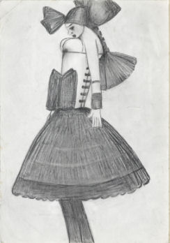 Ballerina by LS Lowry (Credit: The Lowry)