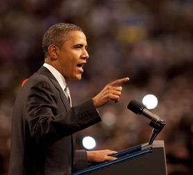 President Obama is trying to win the vote of women in the US elections.