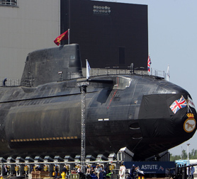 The cost of repairing the HMS Astute submarine could reach hundreds of millions of pounds (Getty).