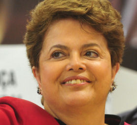 Dilma Rousseff, the favourite to take over from Brazilian President Lula after today's election (credit:Reuters)
