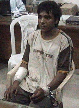 Mohammed Ajmal Kasab, the lone surviving suspected gunman in the 2008 Mumbai attacks. (Reuters)