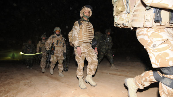 British troops in Afghanistan.