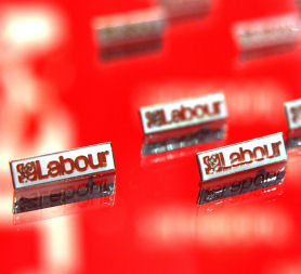 Labour leadership: Labour Party pin badges. (Getty)
