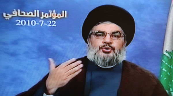 Sayyed Hassan Nasrallah, head of Lebanon's Hezbollah group