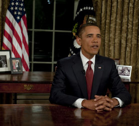 President Obama addresses the nation as US troops withdraw from Iraq