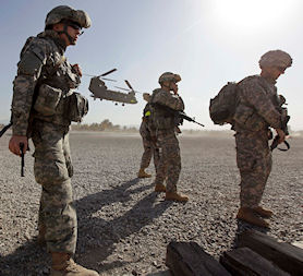 American soldiers in Afghanistan (picture: Reuters)