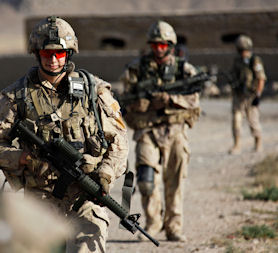 Soldiers in Kandahar, Afghanistan (Reuters)