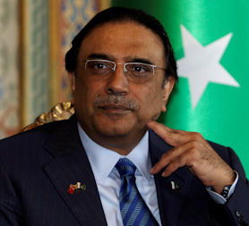Pakistan president due in London amid terror row (Reuters)