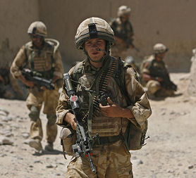 UK soldiers in Sangin (Getty)