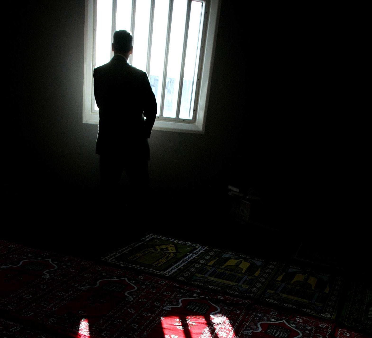 Afghan official in detention centre (credit: Getty)