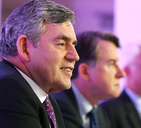 Gordon Brown, Peter Mandelson, Alistair Darling (credit: Reuters)