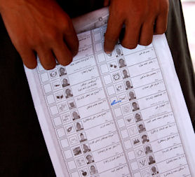 Ballot box in Afghanistan (credit: Reuters)
