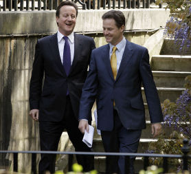 Cameron and Clegg (Credit: Reuters)