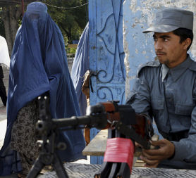 Afghanistan Presidential elections take place amid rocket attacks from the Taliban (Image: Reuters)