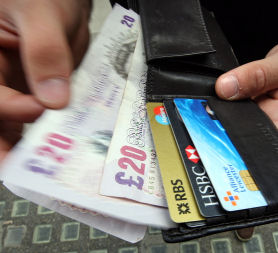 Money in a wallet - inflation rose to 3.7 per cent in April (credit:Getty Images)