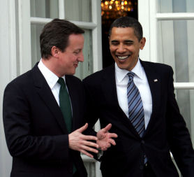 Cameron and Obama (Credit: Getty)