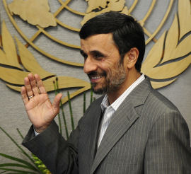Iranian President Mahmoud Ahmadinejad (credit: Getty)