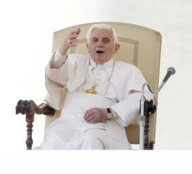 Pope addresses the faithful - Reuters