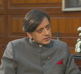 India&apos;s Minister for External Affairs Shashi Tharoor.