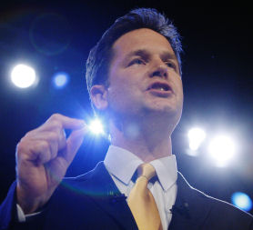Liberal Democrat leader Nick Clegg (credit:Reuters)