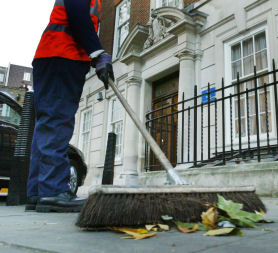 Road sweeper (credit:Reuters)