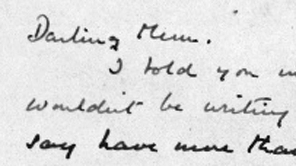 Burgess letter (The National Archives)